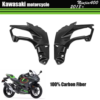 Pre Kawasaki Ninja 400 2018 2019 2020 Uhlíkové Vlákna Motocyklové Príslušenstvo Malé Bočné Kapotáže Strane Dosky Strane Krytu