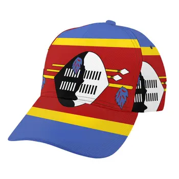 Svazijsko Vlajka šiltovku ženy muži snapback čiapky Klasický Štýl klobúk Bežné Šport Vonkajší spp