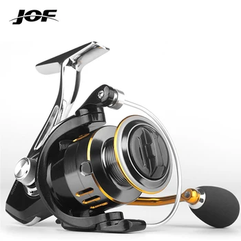 JOF Kvalitné Rybárske Cievky Max Presuňte 17KG, Spinning Cievky Cievka Výstroj 5.2:1 Pomer Kovový Statív Odlievanie Cievky Kapor Pre Morské