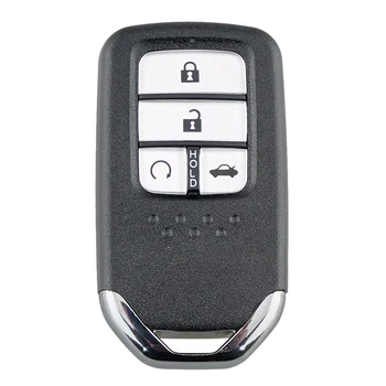 Auto Smart Remote Tlačidlo 4 Tlačidlá 433MHz ID47 Čip, vhodný na Honda Civic 2014-2017