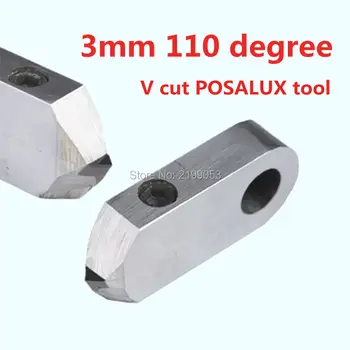 3 mm šírka 110degree V-cut posalux typ diamantových nástrojov