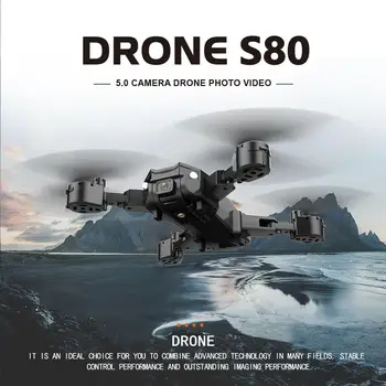 S80 2.4 g Drone Black Orange Drone Hračka