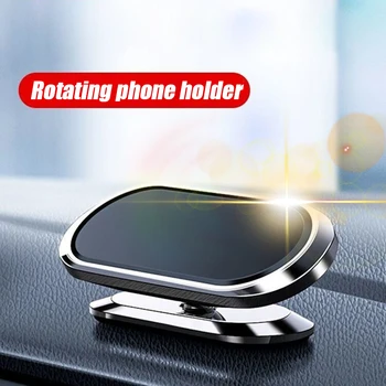 Magnetické Auto Držiaka Telefónu Otočná Mini Pás Tvar Stojan Pre Huawei Kovové Silný Magnet GPS držiak do Auta Pre iPhone 11 13 Pro Max