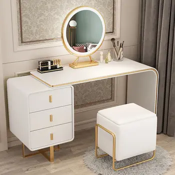 nábytok set čistý celebrity bielizníka moderné spálne make-up tabuľky high-end toaletný stolík so zásuvkou make-up zrkadlo skladovanie jeden