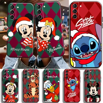 Disney Mickey Mouse Steh Pre Samsung Galaxy 22 20 21 FE Ultra Plus 5G S10 S10E Lite Plus 5G Telefón Prípad Späť Carcasa