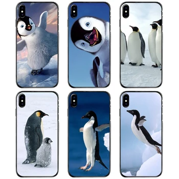 Pevný Telefón púzdro Pre Apple iPhone 11 12 13 14 Pro MAX Mini 5 5S SE 6 6 7 8 Plus 10 X XR XS Baby Penguin Tapety