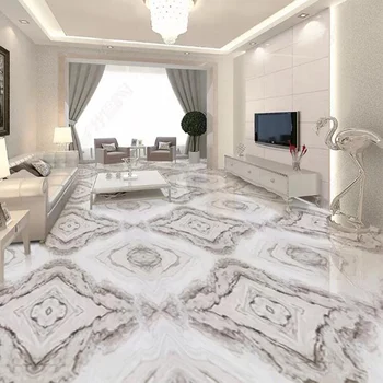 Moderný Jednoduchý Mramorové Podlahy Tapety 3D Dlaždíc Podlahy, Maľovanie Obývacia Izba Hotel PVC Samolepiace Nepremokavé Nálepky Luxusné Dekor