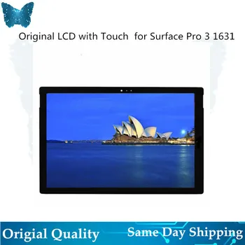 Pôvodný Pre Microsoft Surface Pro 3 1631 Dotykový LCD Displej Digitalizátorom. Montáž LTN120QL01