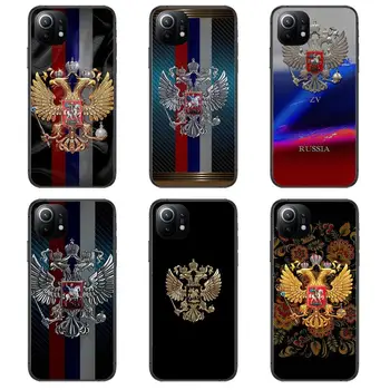 Vlajka Ruska soft Telefón prípade Redmi 7 7a 8 8a 9 9a 10x pro 5g 9c k40 k30 mi 11lite ultra Mäkké TPU kryt Telefónu