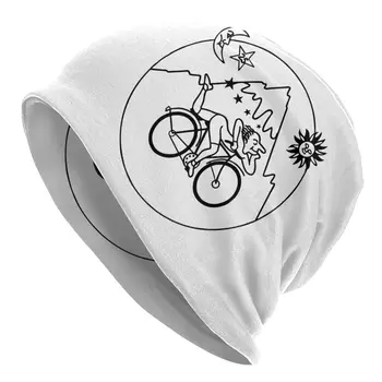 Albert Hofmann Bicykli Spp Vintage Jeseň Zima Ulici Skullies Klobúky, čiapky Unisex Žena Teplé s Dvojakým použitím, Kapoty Pletenie Čiapky