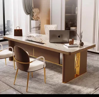 Luxusné bridlice písací stôl, prezidenta, šéfa písací stôl, moderný jednoduchý domov stôl