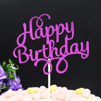 10pcs Happy Birthday Cake Vňaťou Tvorivé Dezert Cake Dekorácie Deti, Deti, Dieťa, Chlapec, Dievča Dospelých Party Dekorácie Dodávky