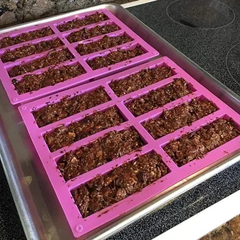 Veľký Obdĺžnik Silikónové Tortu Formy Čokoláda Brownie Formy na Pečenie Kocka Zásobník Puding Plesne DIY Piecť Tortu Nástroje