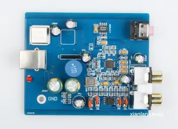 SA9023 + ES9018K2M ošípaných triedy audio dekódovanie zosilňovač DAC, USB DAC zvuková karta