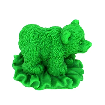 3D Medveď Tvar Silikónové Formy na Mydlo Tvorby Plesní Ručné Remeselné Živice Zdobenie Nástroj