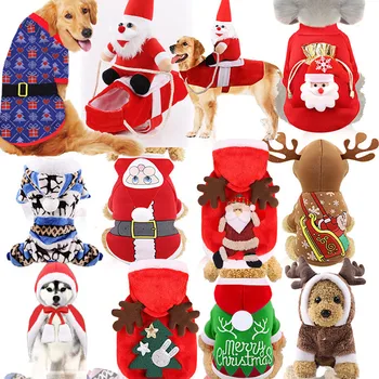 Pes Vianočné Oblečenie Na Nový Rok Zvieratá, Oblečenie Pre Malé A Stredné Psy Šteňa Zime Teplé Oblečenie