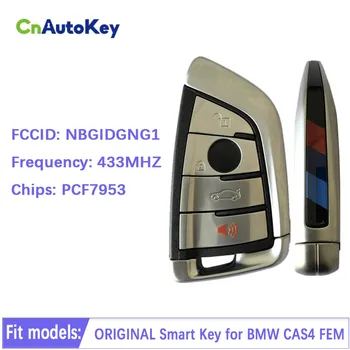 Smart Remote Auto Auto Tlačidlo Kontrola Pre BMW CAS4 FEM 434 MHz PCF7953 Čip EWS Keyless Go NBGIDGNG1 Nahradenie CN006058