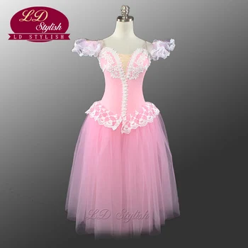 Profesionálne Ružová Balet Tutu Šaty Pre Dievčatá, Balet, Tanec Šaty Krásne Dievča Romantické Šaty Hot Predaj LD0002D