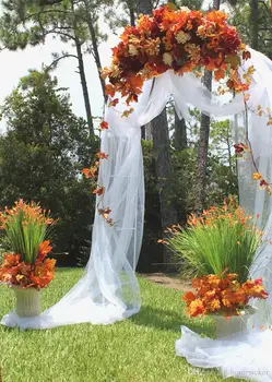 Biele Svadobné Kovový Oblúk Záhrady, Žehlička Kvetina Stand Vinič preliezkami Špongia Rack 240*38*140 cm Pre Party Dekorácie