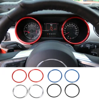 Auto Styling Abs Tabuli Dekorácie Kryt Krúžok Výbava Prístrojový Panel Pre Ford Mustang 2015 +Interiérové Doplnky