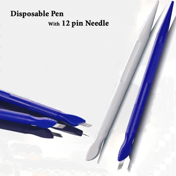 Superior Qaulity 10pcs jednorazové microblading pero s 12 pin Microblade pre Ručné Obočie výšivky tetovanie