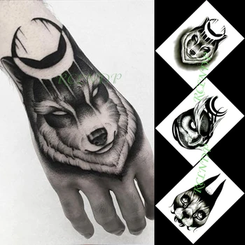 Nepremokavé Dočasné Tetovanie Nálepky Vlk Eagle Hawk Králik Zvierat Tetovanie Nálepky V Ruke Flash Tetovanie Falošné Tetovanie pre Mužov, Ženy