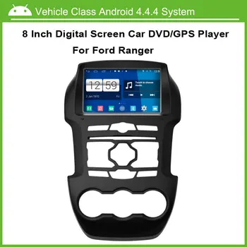 Android Auto DVD Prehrávač Pre Ford RANGER GPS Navigáciu, Multi-touch Kapacitný displej,1024*600 vysoké rozlíšenie