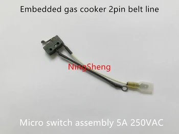 Originál nové 100% vložené plynová varná doska 2pin pás linka micro switch montáž micro switch
